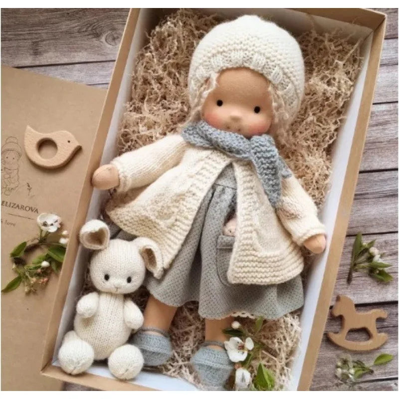 Handmade Cotton Plush Doll – Waldorf Emma Toy