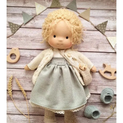 Handmade Cotton Plush Doll – Waldorf Emma Toy