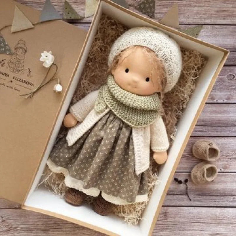 Handmade Cotton Plush Doll – Waldorf Emma Toy