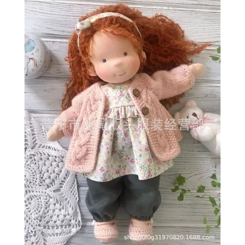 Handmade Cotton Plush Doll – Waldorf Emma Toy
