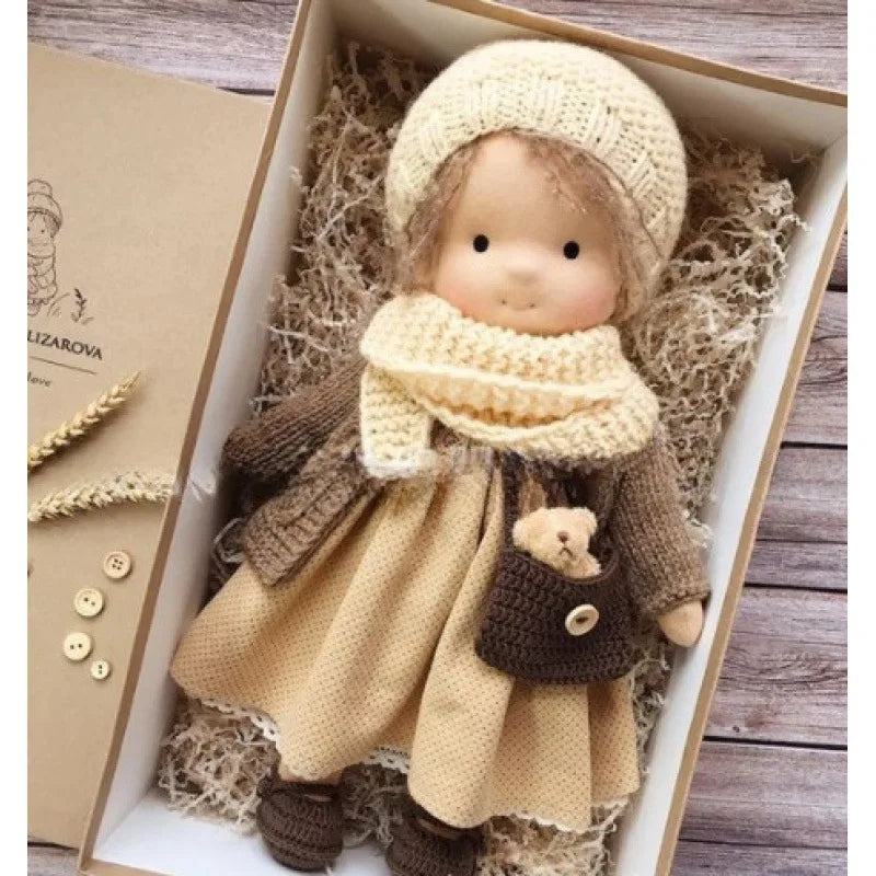 Handmade Cotton Plush Doll – Waldorf Emma Toy