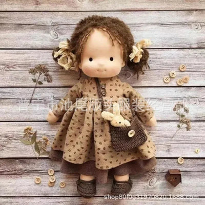 Handmade Cotton Plush Doll – Waldorf Emma Toy