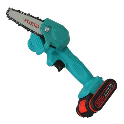 Electric Battery Chainsaw with 2 Rechargeable Batteries