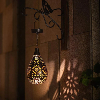 Solar Drop Garden Light with Warm White LED – Waterproof Outdoor Lighting