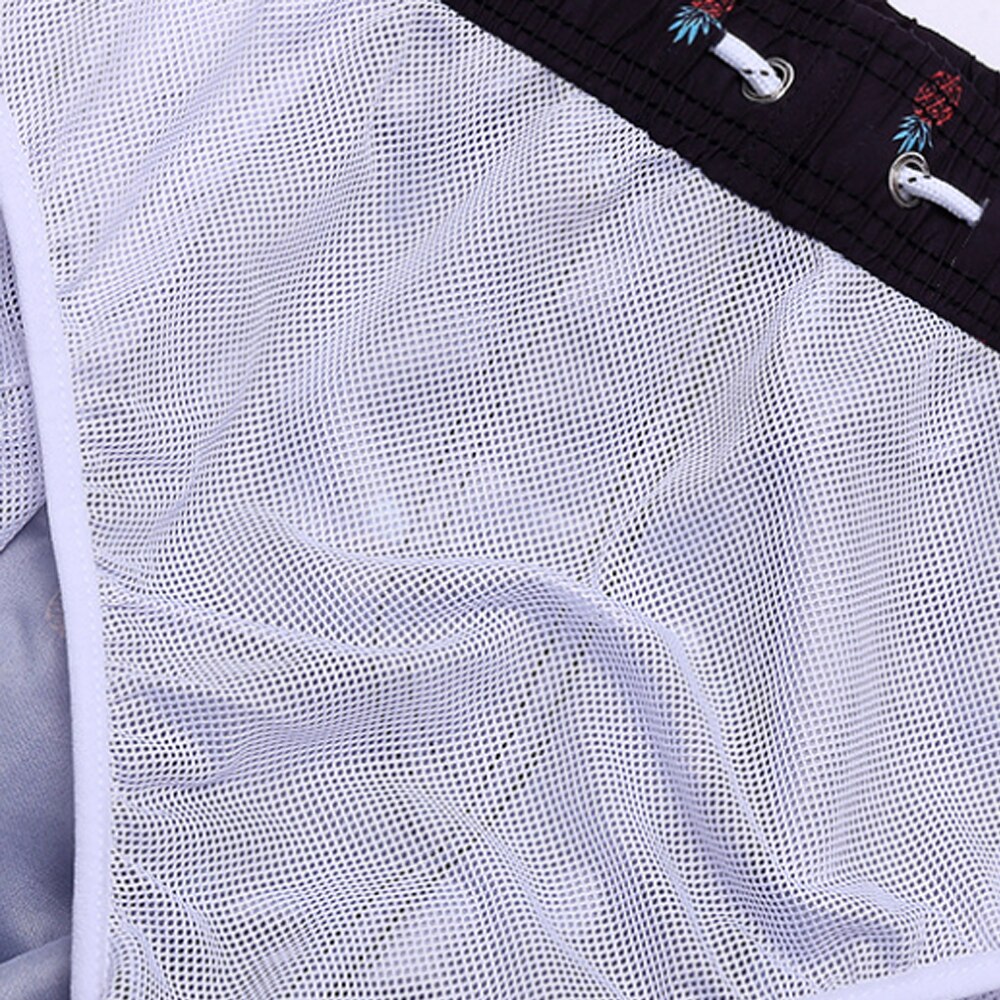 Men’s Quick-Dry Swim Shorts with Adjustable Drawstring Waist