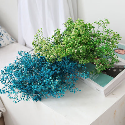 Dried Preserved Gypsophila Flower Bouquet – Natural Decor