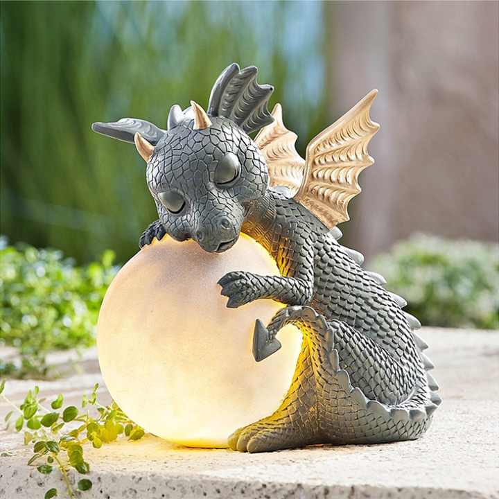 LED Dragon Shaped Table Lamp Rechargeable