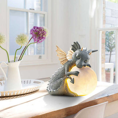 LED Dragon Shaped Table Lamp Rechargeable