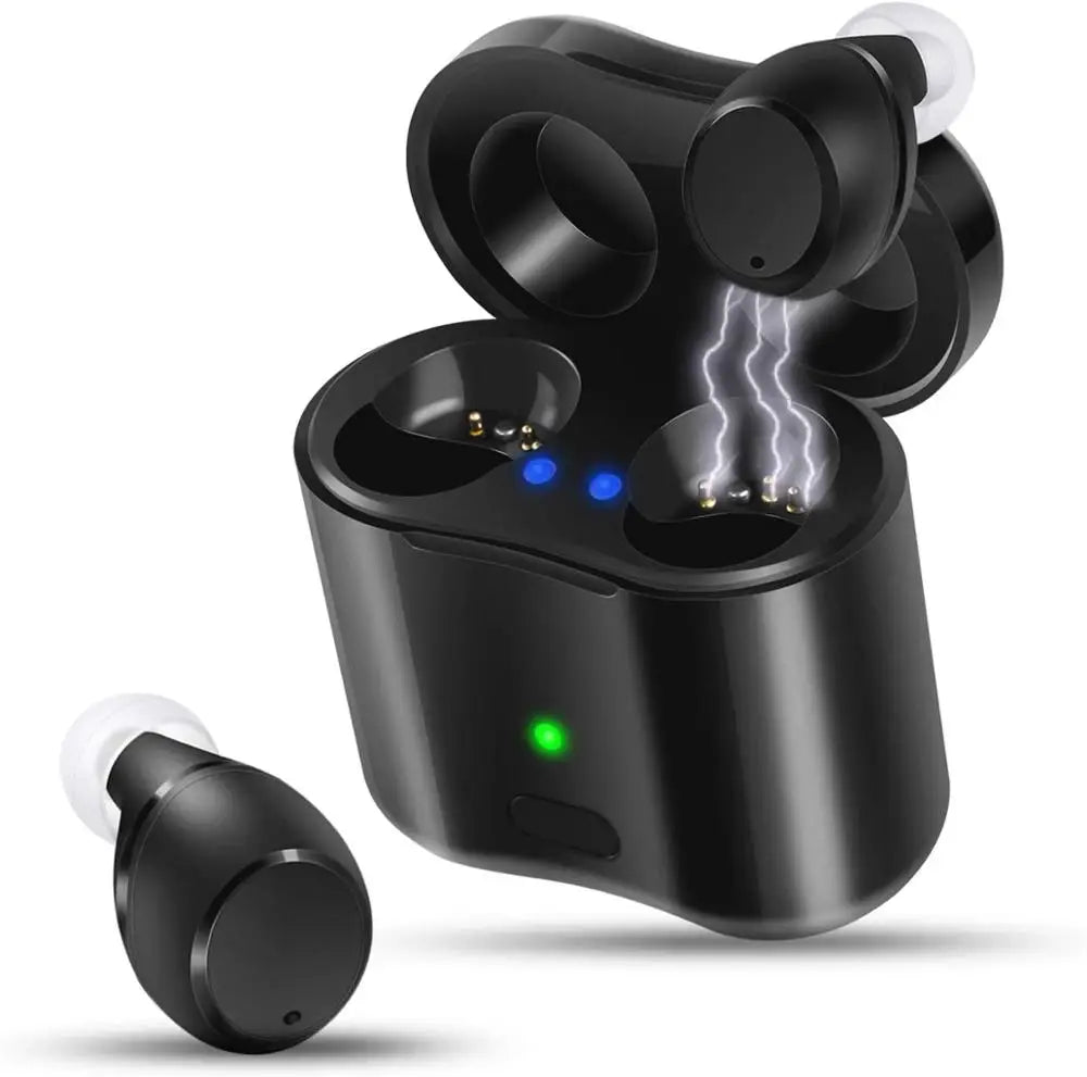 ClearTone Rechargeable CIC Hearing Aid for Seniors and Adults