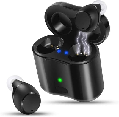 ClearTone Rechargeable CIC Hearing Aid for Seniors and Adults