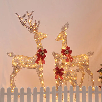 Enchanted Reindeer LED Christmas Decoration Set