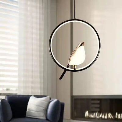 MrBird Gold Bird Pendant Light – Modern Elegant Lamp