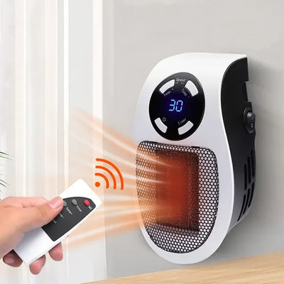 Portable Electric Space Heater with Remote Control