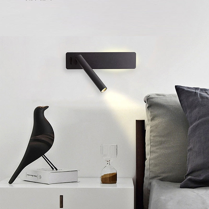 Adjustable LED Reading Wall Lamp for the Bed