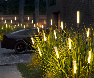 Garduru Modern Solar Outdoor LED Lamps – Weather-Resistant Lighting