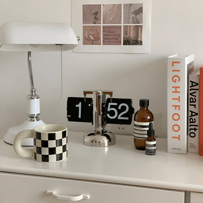 Minimalist Flip Clock Automatic Retro Desk Clock