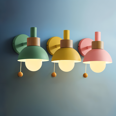 Pastel Wall Lamp for Bedroom and Living Room