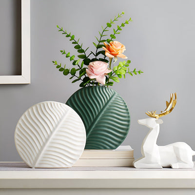 Handmade Scandinavian Ceramic Vase for Flowers and Home Decor