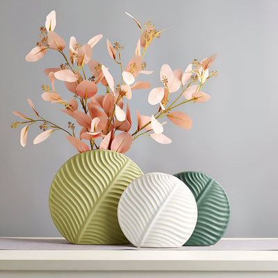 Handmade Scandinavian Ceramic Vase for Flowers and Home Decor