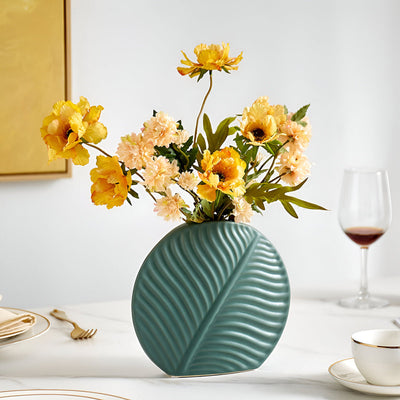 Handmade Scandinavian Ceramic Vase for Flowers and Home Decor