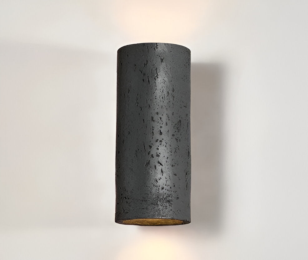 StoneBeam LED Cylinder Wall Light – Indoor/Outdoor
