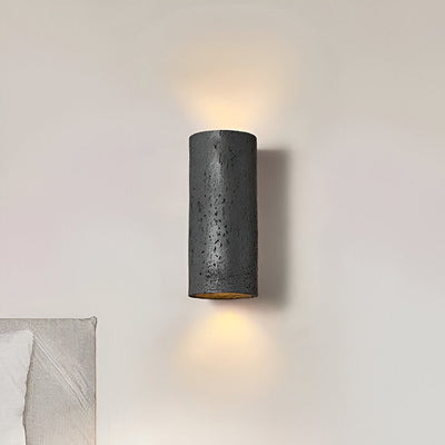 StoneBeam LED Cylinder Wall Light – Indoor/Outdoor