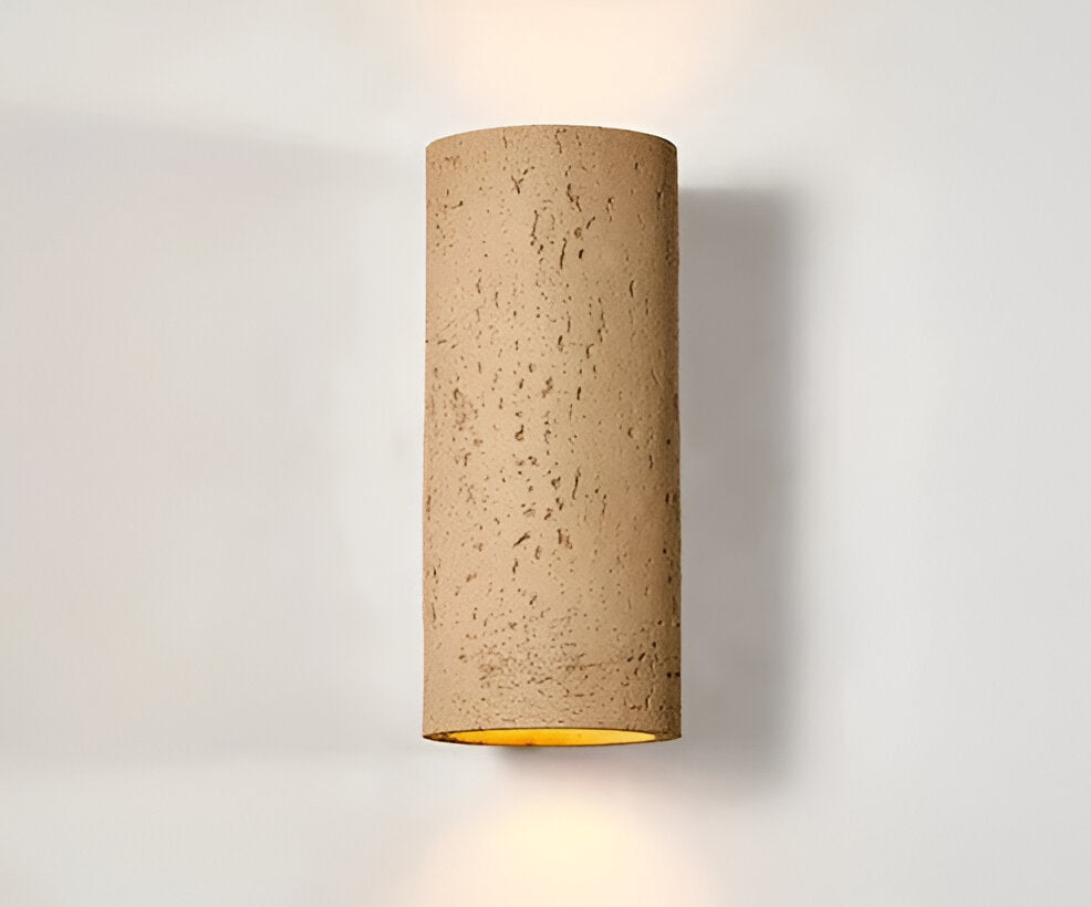 StoneBeam LED Cylinder Wall Light – Indoor/Outdoor