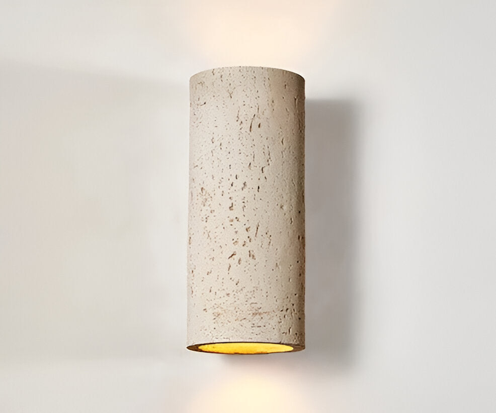 StoneBeam LED Cylinder Wall Light – Indoor/Outdoor