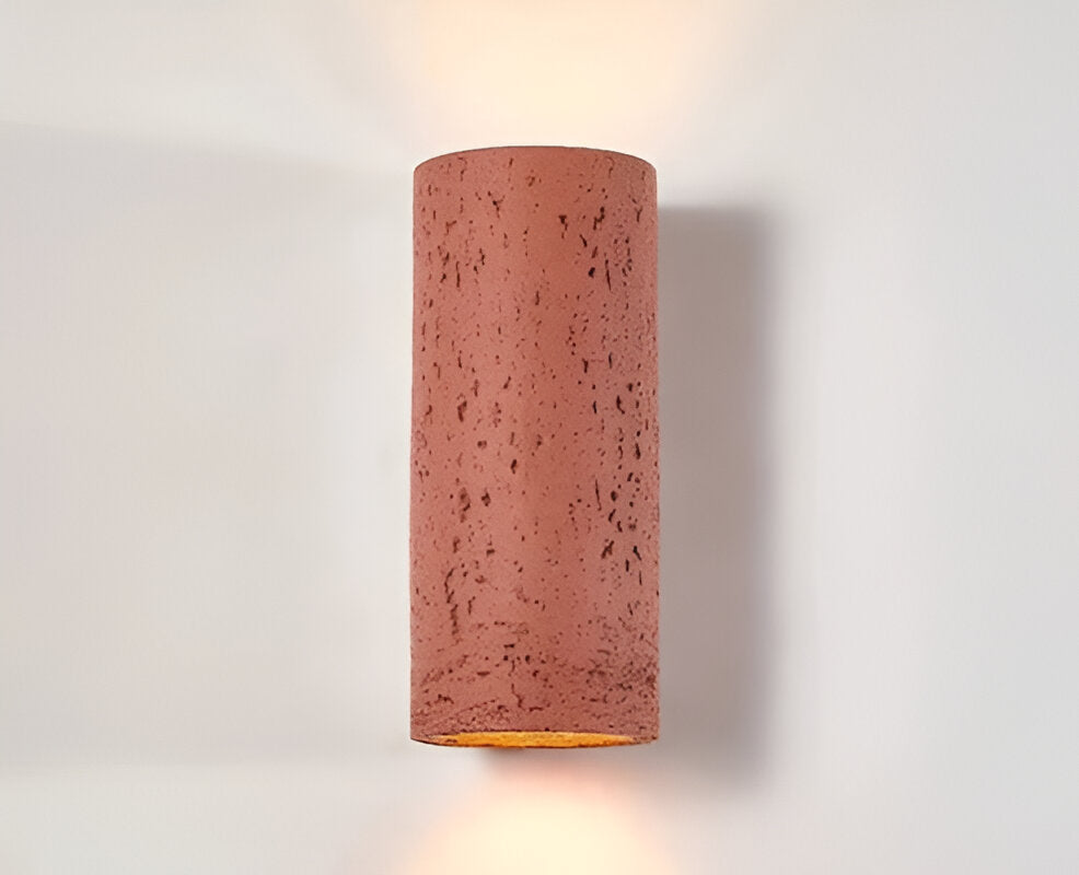 StoneBeam LED Cylinder Wall Light – Indoor/Outdoor