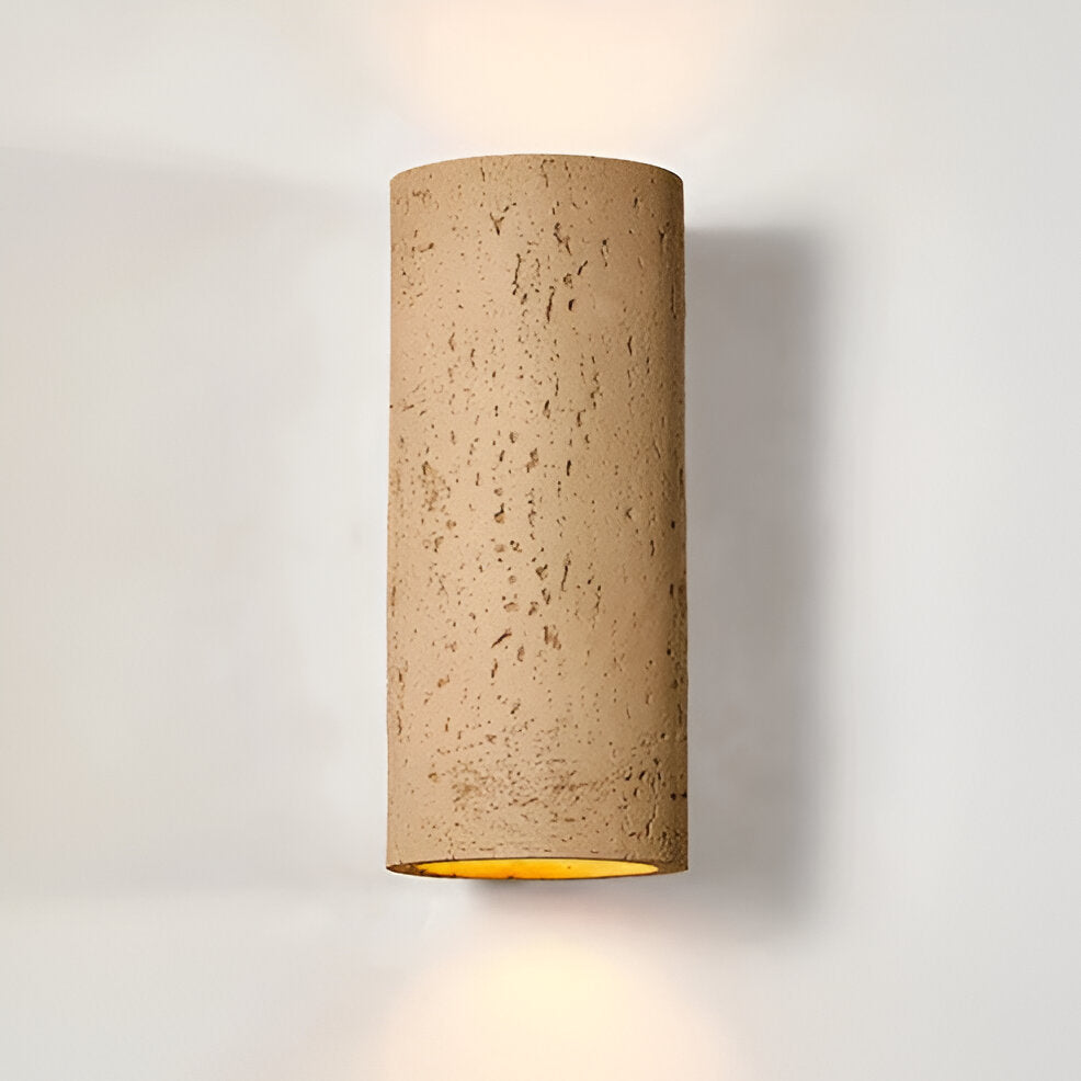 StoneBeam LED Cylinder Wall Light – Indoor/Outdoor