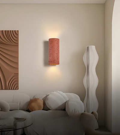 StoneBeam LED Cylinder Wall Light – Indoor/Outdoor