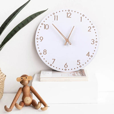Wooden Digital Clock with LED Time Display