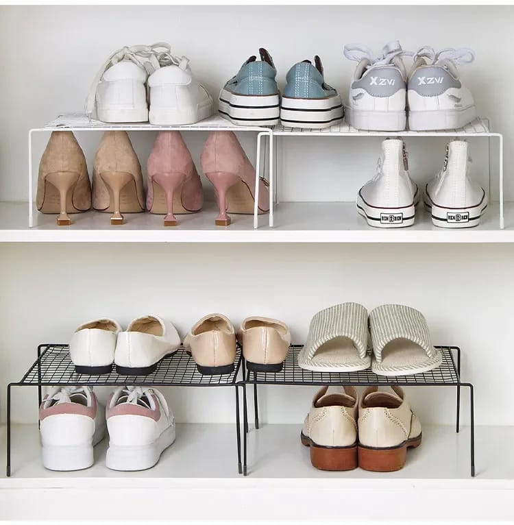 Adjustable Metal Shelf Organizer for Cabinets