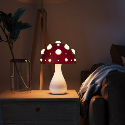 Manita LED Table Lamp – Amanita Mushroom Design
