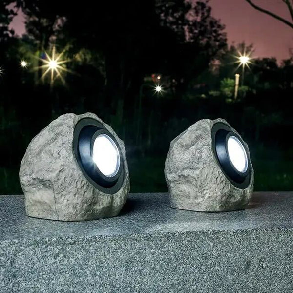 Solar Rock Light – LED Garden Stone Lamp