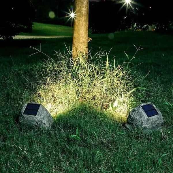 Solar Rock Light – LED Garden Stone Lamp