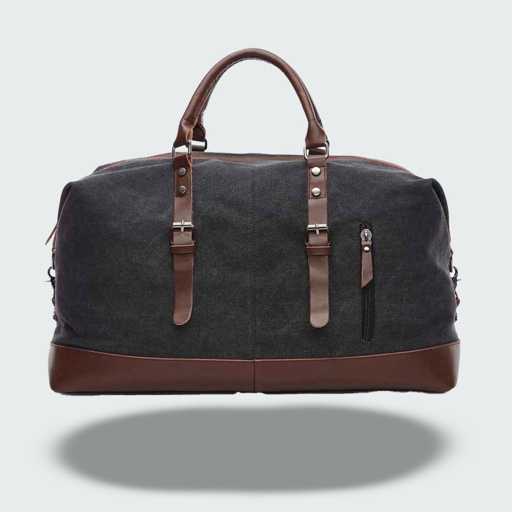 Icon Canvas & Leather Travel Duffle Bag – 54cm