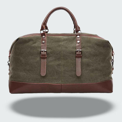 Icon Canvas & Leather Travel Duffle Bag – 54cm