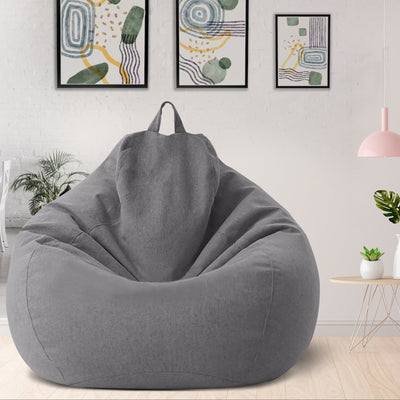 Complete Linen Bean Bag with Filling for Ultimate Comfort
