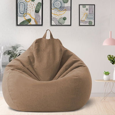 Complete Linen Bean Bag with Filling for Ultimate Comfort
