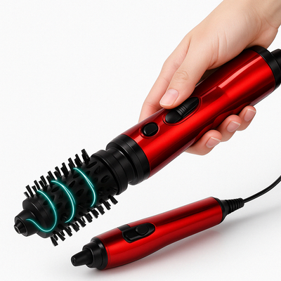 Rotating Ionic Hot Air Brush Hair Styling Tool