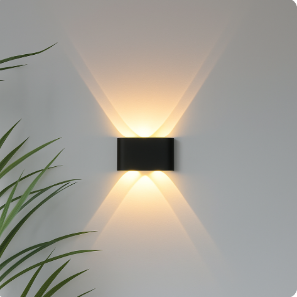 Modern Indoor Outdoor Wall Light – Minimalist LED Fixture