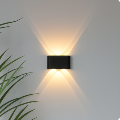 Modern Indoor Outdoor Wall Light – Minimalist LED Fixture