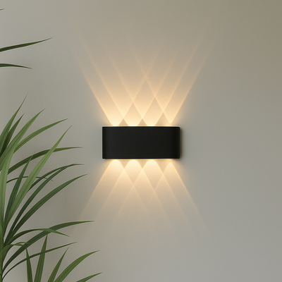 Modern Indoor Outdoor Wall Light – Minimalist LED Fixture
