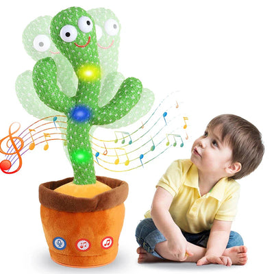 Interactive Dancing Cactus Plush Toy – Kids Gift