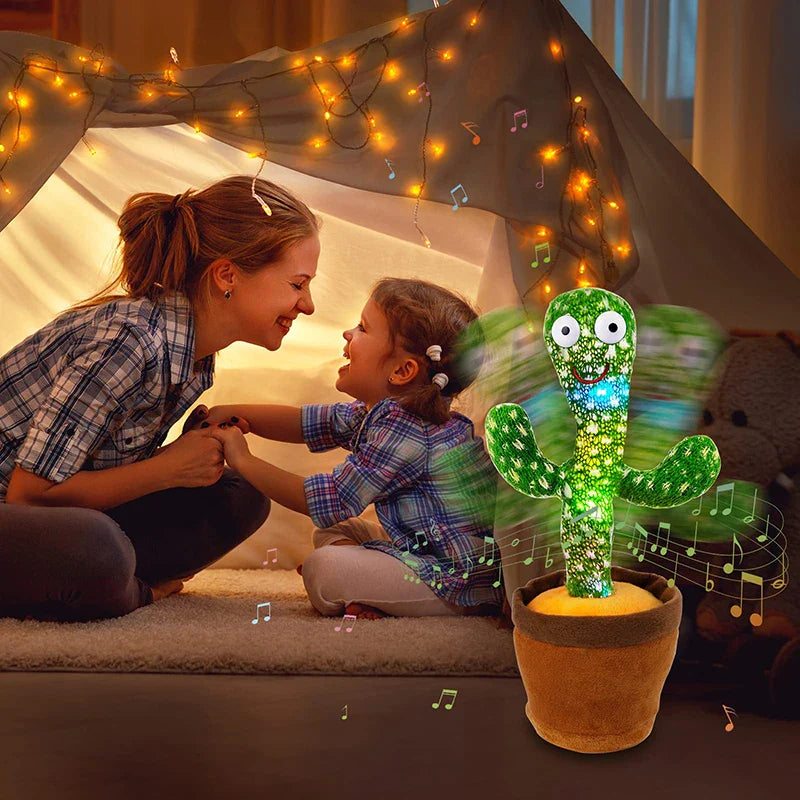 Interactive Dancing Cactus Plush Toy – Kids Gift