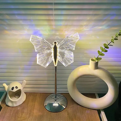 Butterfly Crystal Table Lamp – Elegant LED Accent Light