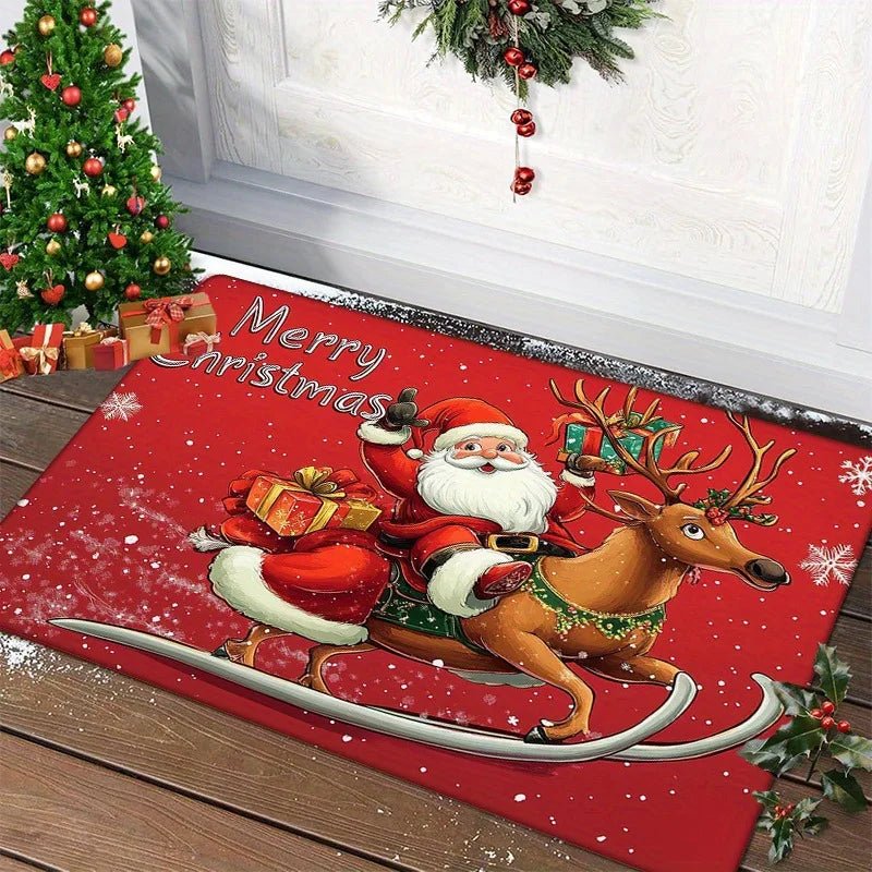 Christmas Decorative Non-Slip Doormat Indoor Outdoor