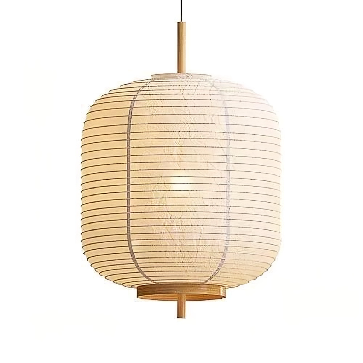 Japanese Rice Paper Hanging Lamp for Minimalist Interiors