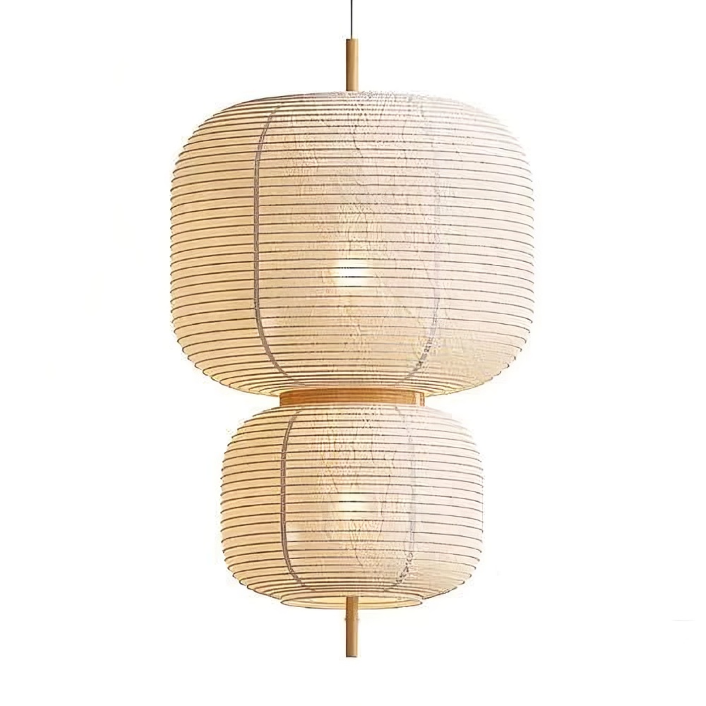 Japanese Rice Paper Hanging Lamp for Minimalist Interiors